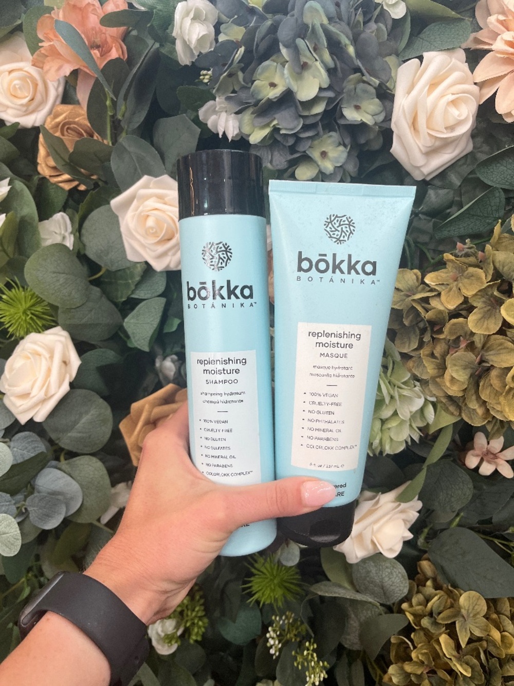 Bokka moisture shampoo and masque set